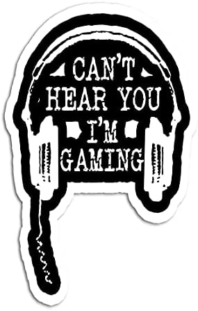 Funny Gamer Slušalice ne čuju ja sam Gaming vinil naljepnica Naljepnica