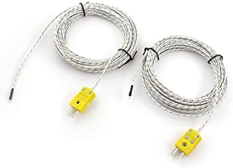 X-DREE 2 kom 10m K-Tip temperature termopar senzor žica-50c do +200C(2 kom 10m Sensore di temperature termocoppia