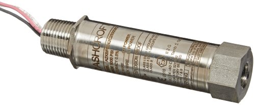 Ashcroft tip A2x 304 predajnik pritiska od nerđajućeg čelika, 0,5% tačnosti, 1/4 NPT ženski priključak, 4-20mA izlaz, sa 3 ' letećim vodovima, senzor pritiska merača, 0/5000 psi opseg pritiska