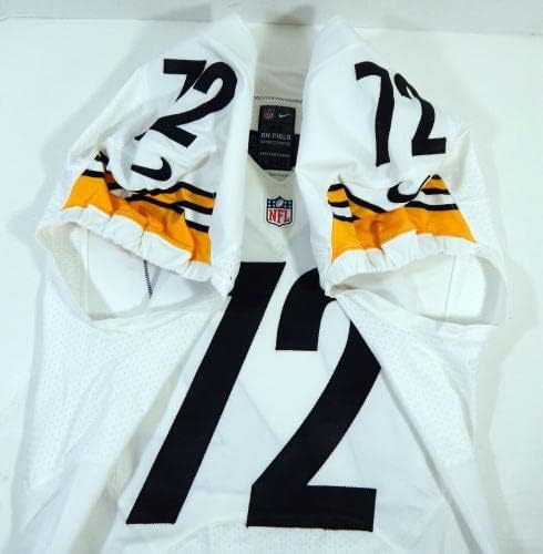 2012 Pittsburgh Steelers Justin Cheatle 72 Igra izdana Bijeli dres 46 DP21373 - Neintred NFL igra rabljeni