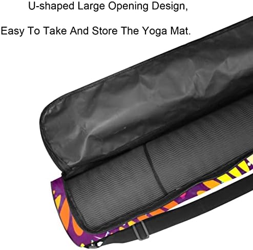 Šareni umjetnički vrtložni uzorak Yoga Mat torba za nošenje s naramenicom Yoga Mat torba torba za teretanu