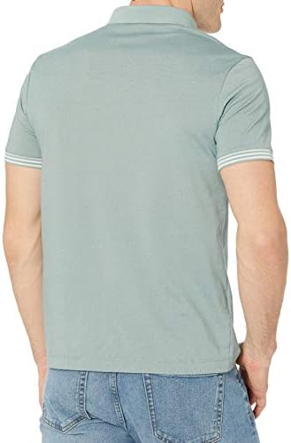 Perry Ellis muške teksturirane slub kratkih rukava polo majica