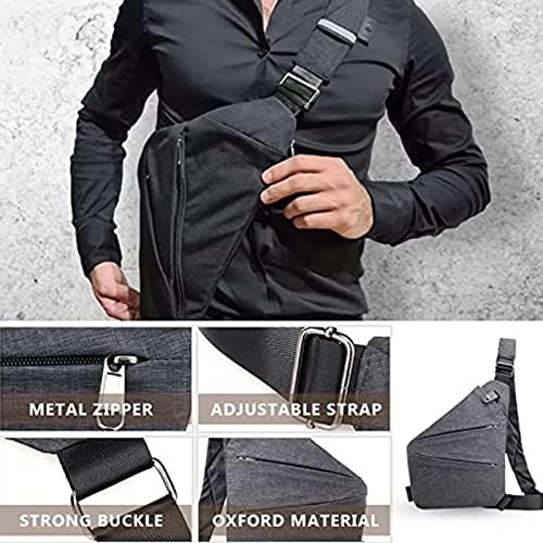 2023 Nova lična fleksibilna torba, ruksak bočnog križa, modna kontna tanka snimka, multifunkcionalna muška