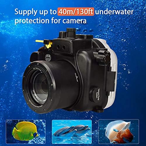 Morske žabe za Panasonic GH 5 130ft / 40m Podvodna kamera ronilački vodootporni kućište