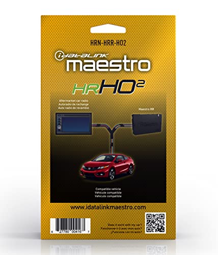 Idatalink Maestro kompatibilan sa Honda i Acura vozila HRN-HRR-HO2 utikač i reprodukciju